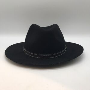 Madden Girl Women's 100% Wool Felt Fedora OSFA Buckle Band Western Cowboy Hat